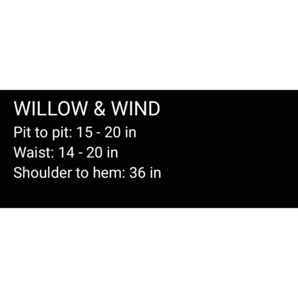 WILLOW & WIND Blue White Crochet Babydoll Dress, Summer Festival, Size M - Picture 11 of 11